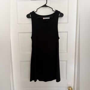 Free People Essential Slim Mini Dress in Black (M)